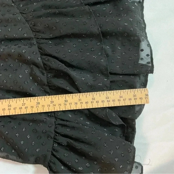 Michael Kors Glitter Polka-Dot Wrap Dress - Picture 13 of 16